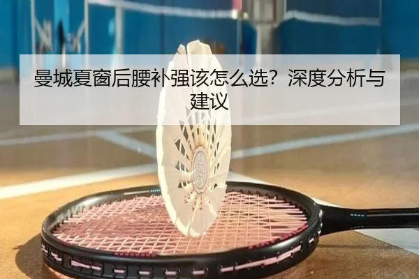 曼城夏窗后腰补强该怎么选？深度分析与建议